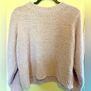 Fuzzy light pink sweater